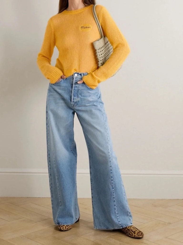 New! Mother The Pipe Dream Button Sneak Jeans